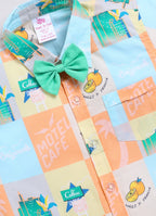 DTD Pure Cotton Half Sleeve Boys Dungaree ON-B-HSD-815