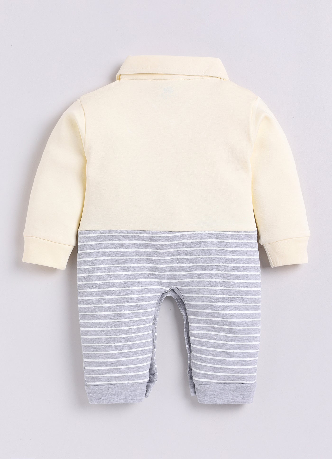 Dear To Dad Pure Cotton White Color Full Sleeve Team 10 Printed Baby Romper S-09AA&AB