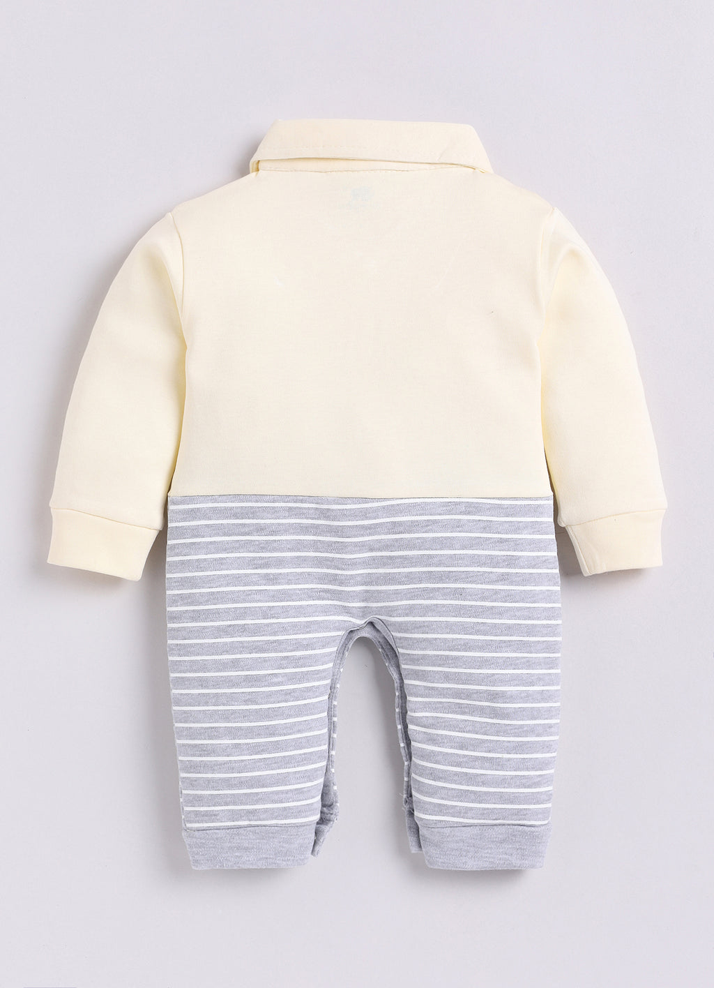 Dear To Dad Pure Cotton White Color Full Sleeve Team 10 Printed Baby Romper S-09AA&AB