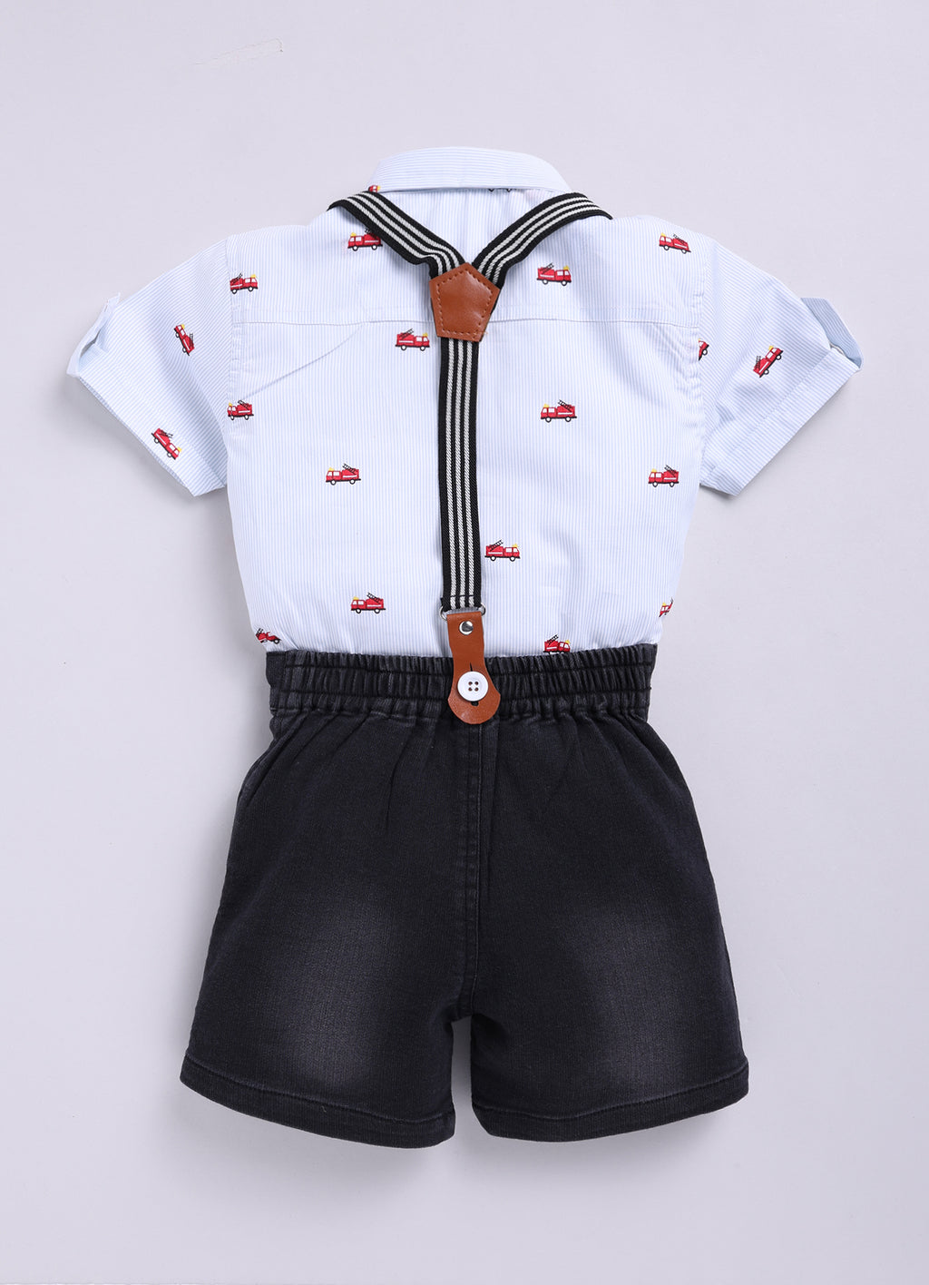 DTD Pure Cotton Half Sleeve Boys Dungaree ON-B-HSD-816