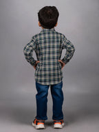 DTD Boys Full Sleeve Set with Denim Pant-B- F/S - 825
