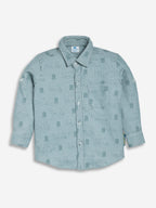 DTD Boys Full Sleeve Shirt with Side Pocket Denim Pant B-FSD-824