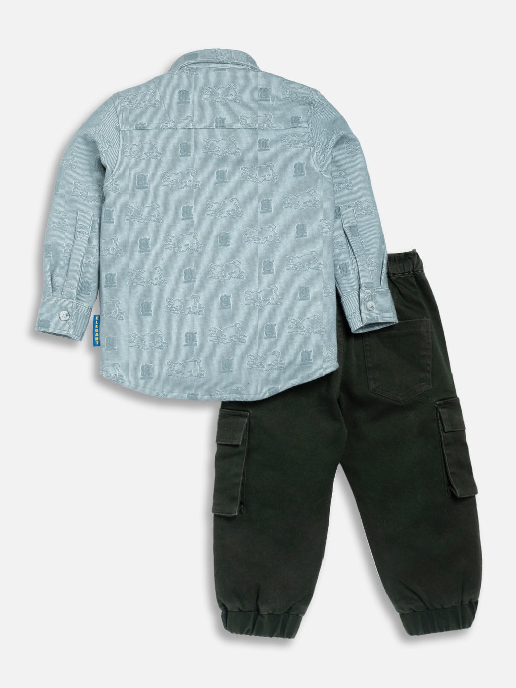 DTD Boys Full Sleeve Shirt with Side Pocket Denim Pant B-FSD-824
