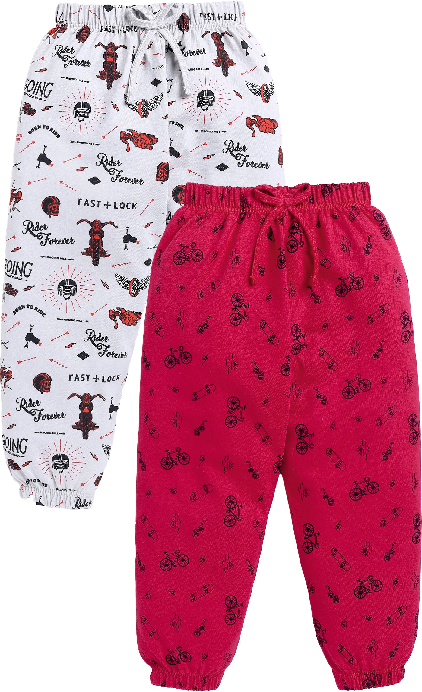 Pure Cotton Boys Pyjama Pack of 2 Red&Millange OL-J-03/04
