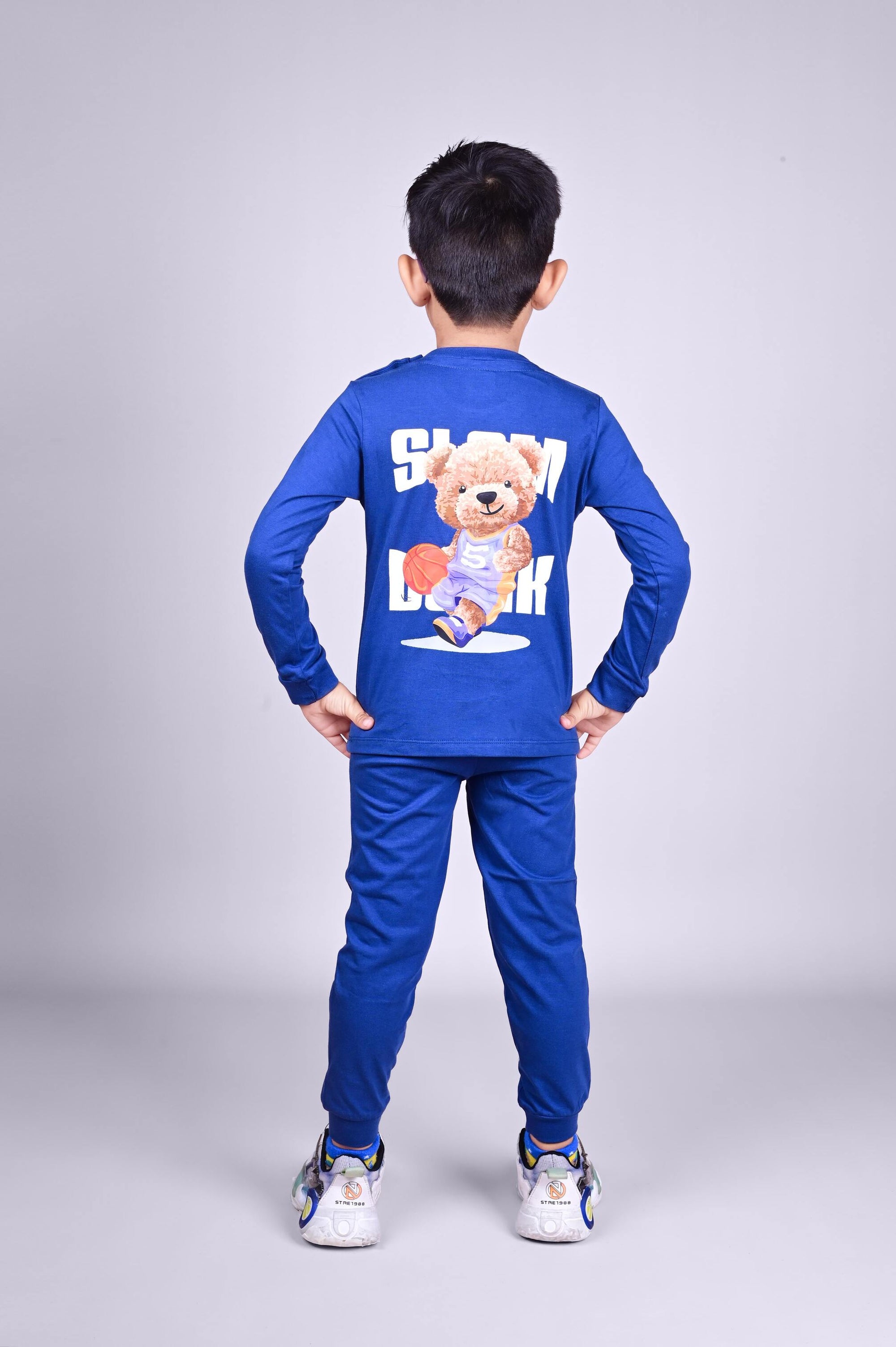 DTD Pure Cotton Full Sleeve All Over Printed Boys Night Suit B-FS-NS-35A & 35B