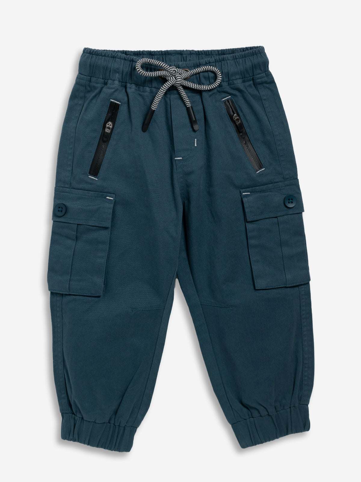 DTD Boys Full Sleeve High Neck Shirt with Denim Pant B-FST-830
