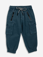 DTD Boys Full Sleeve High Neck Shirt with Denim Pant B-FST-830
