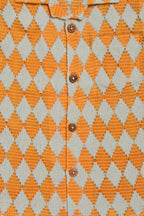Dear To Dad Pure Cotton Half Sleeve Crochet Fabric Denim Boys Set B-HSD-832