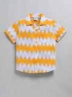 Dear To Dad Pure Cotton Half Sleeve Crochet Fabric Denim Boys Set B-HSD-828