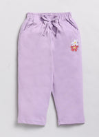 Flower All Over Printed Girls Full Sleeve Set-7130