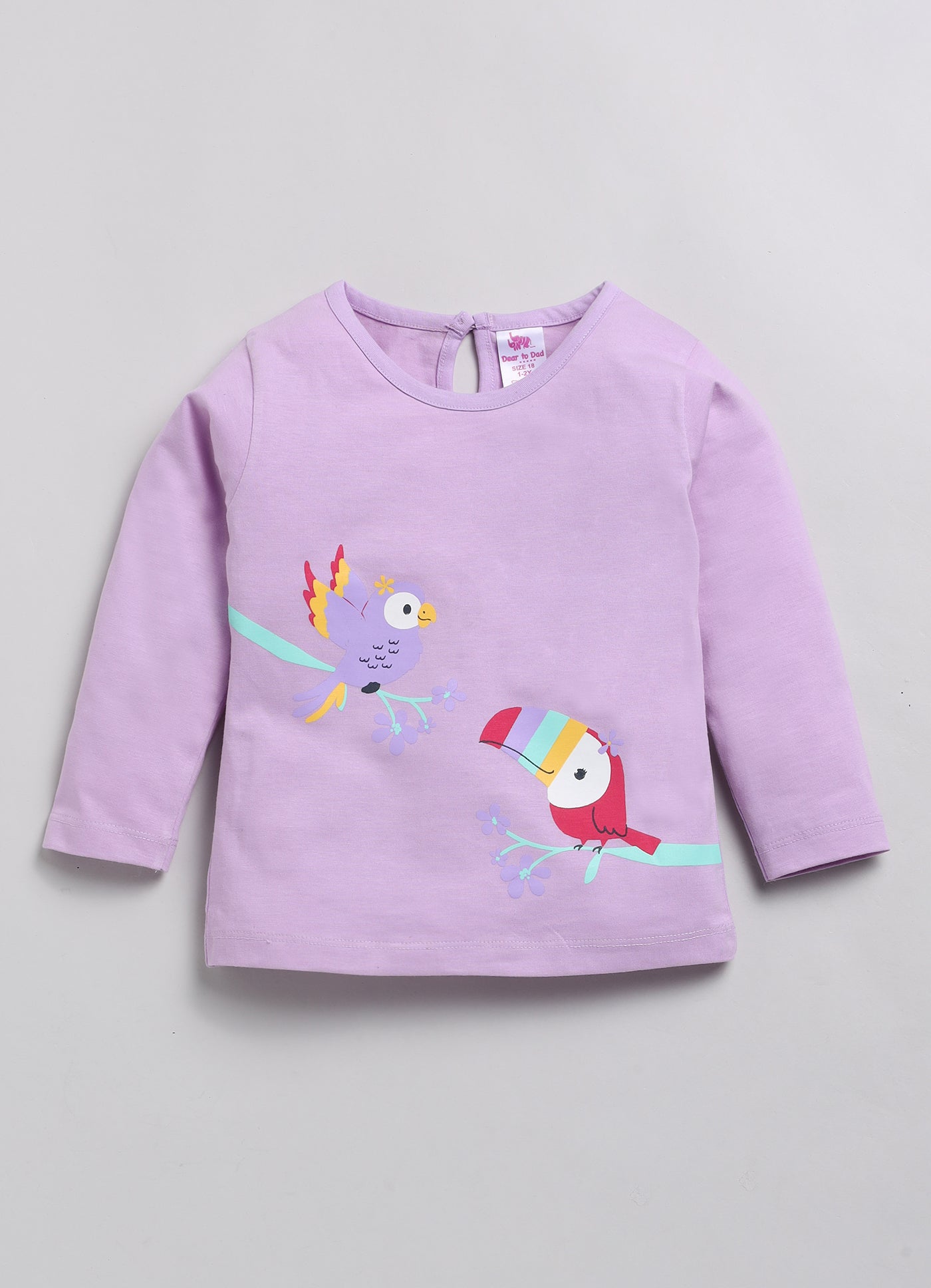 Macaw Printed Full Sleeve Set- 7135