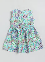 Pure Woven Fabric All Over Printed A-line Baby Frock GF-WP-119