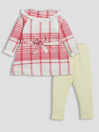 DTD Full Sleeve Cotton Frock with Lycra Laggings G-FS-042