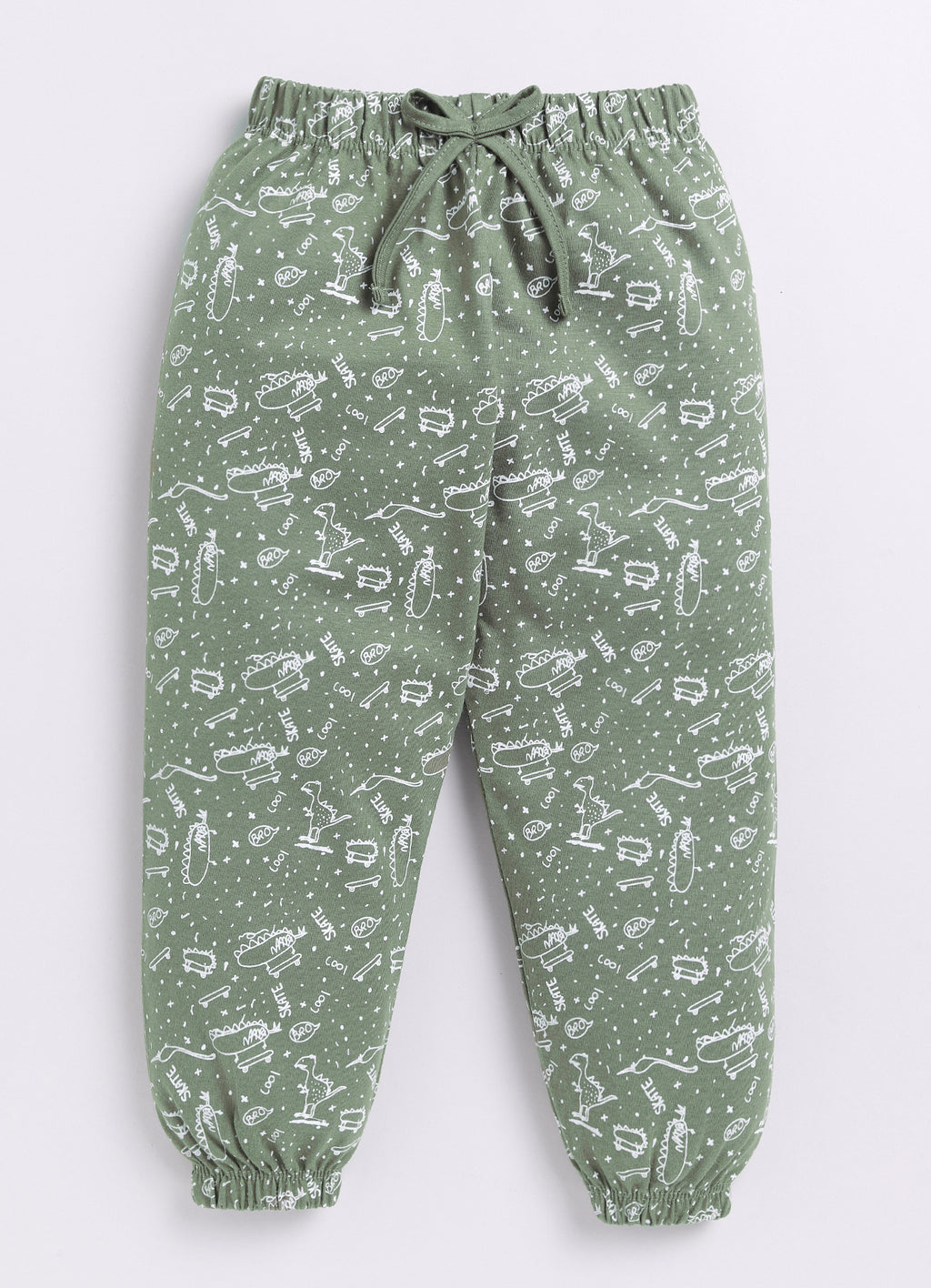 Pure Cotton Boys Pyjama Pack of 2 Green&Yellow OL-J-09/10