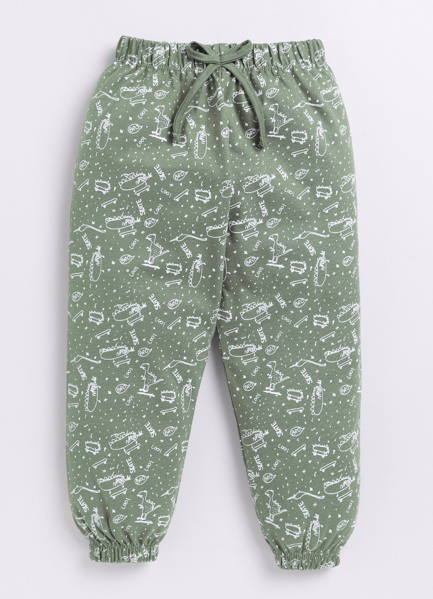 Pure Cotton Boys Pyjama Pack of 2 Green&Yellow OL-J-09/10