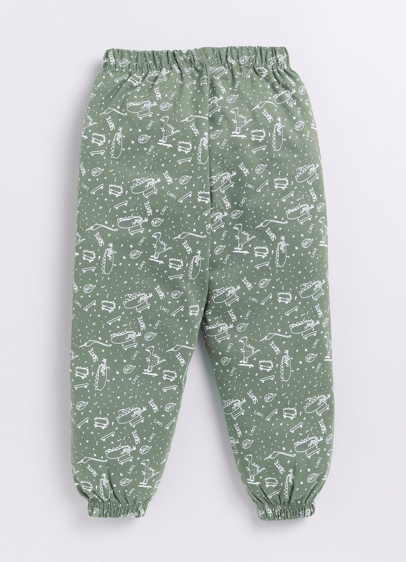Pure Cotton Boys Pyjama Pack of 2 Green&Yellow OL-J-09/10