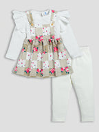 DTD Full Sleeve Cotton Frock with Lycra Laggings G-FS-057