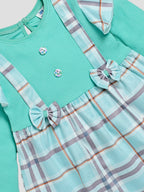 DTD Full Sleeve Cotton Frock with Lycra Laggings G-FS-053