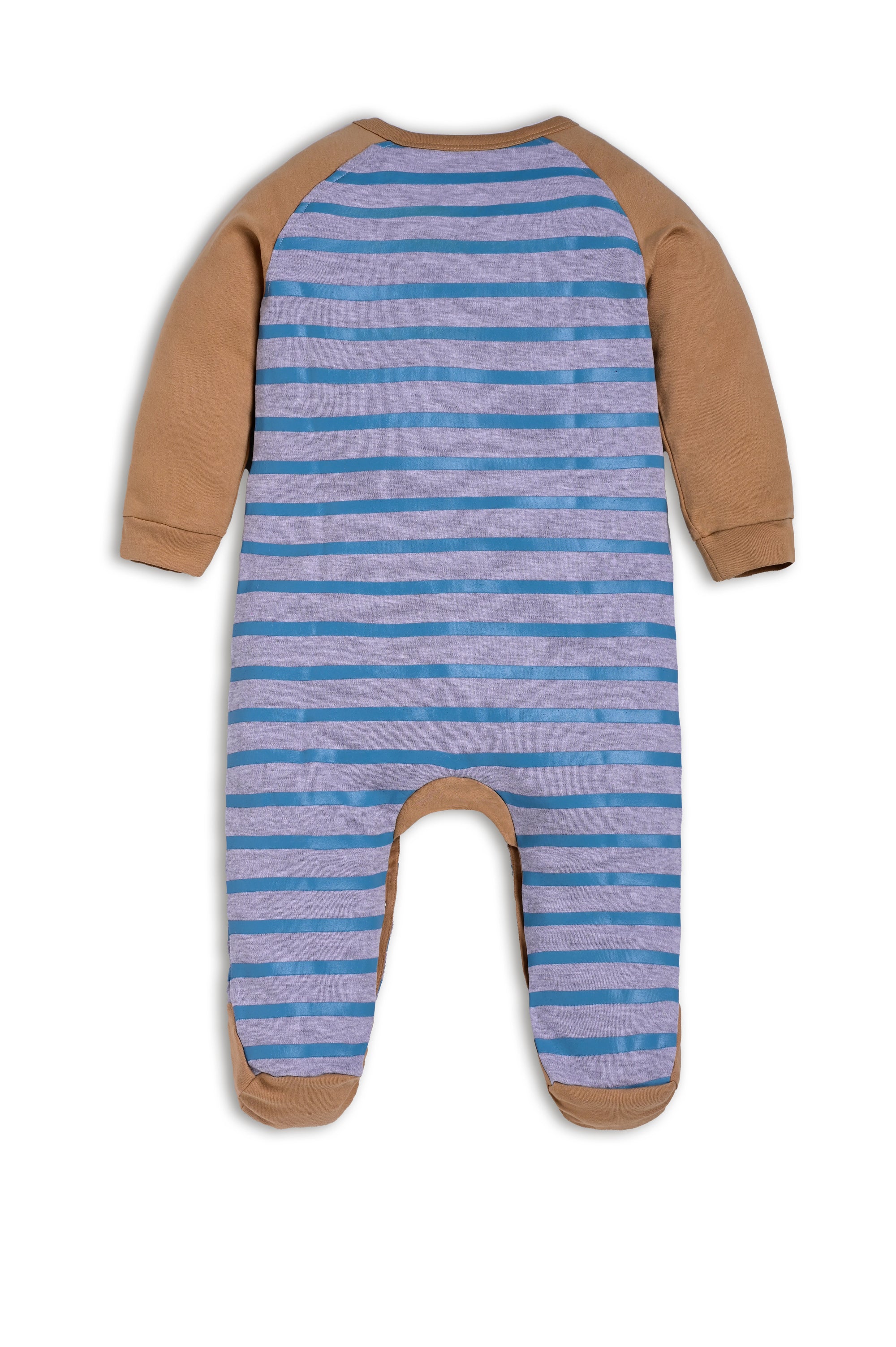 DTD Wrangler Stripe Printed Infant Baby Romper ON-B-F/S-005