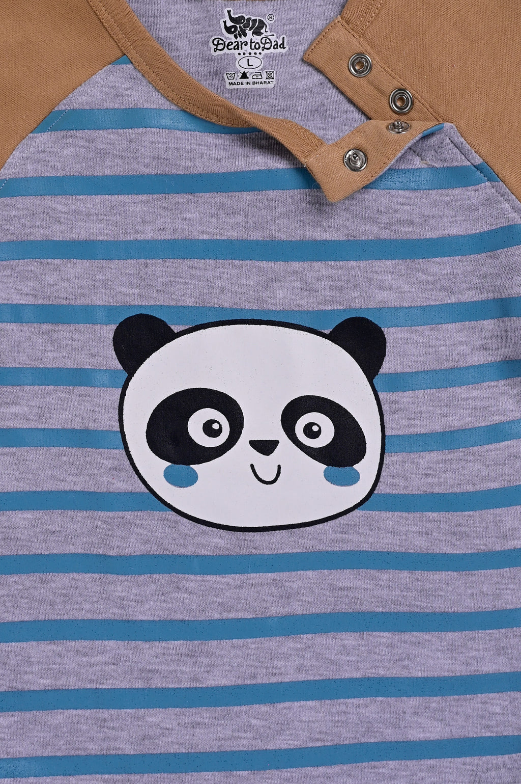 DTD Wrangler Stripe Printed Infant Baby Romper ON-B-F/S-005